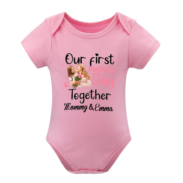 Personalized Face Mom&Baby Matching Shirt Mother's Day Gift Custom First Mother's Day Gift
