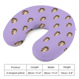 Custom Face 9 Colors U-shaped Pillow