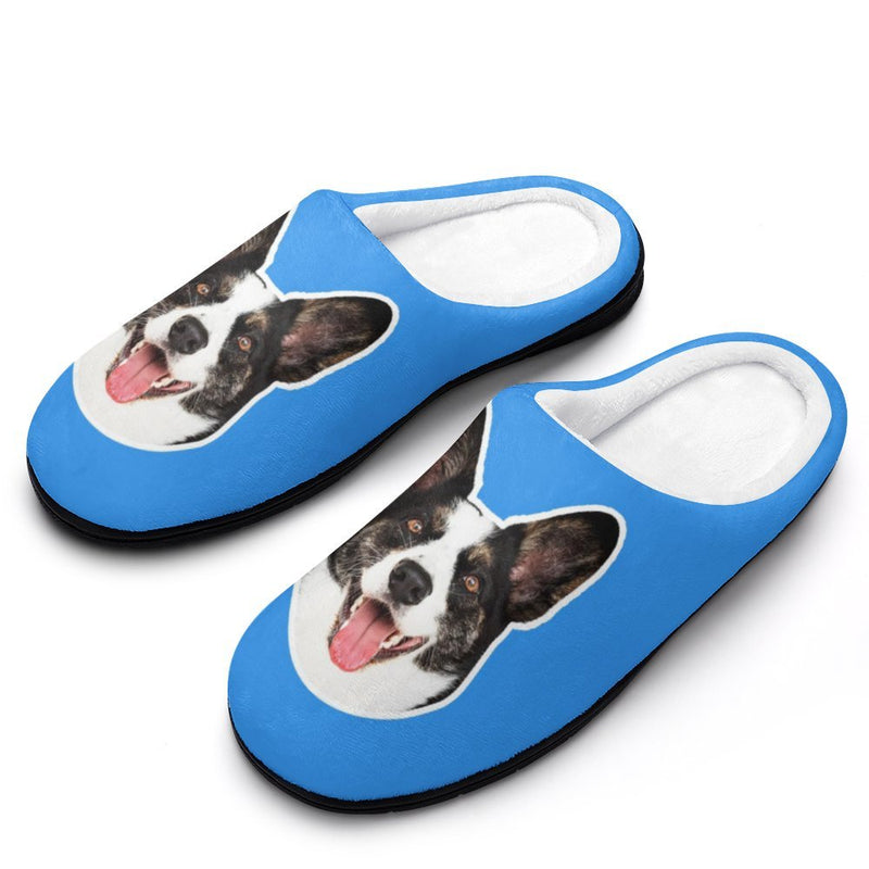 Personalized Big Face 6 Colors Cotton Slipper For Family