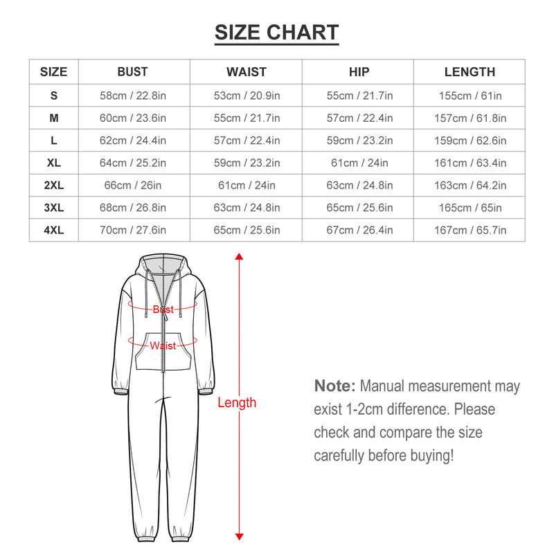 Custom Face Unisex Hooded Onesie Jumpsuits With Pocket For Family Personalized Cow Pattern Zip One-piece Pajamas