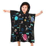 Custom Face&Name Children's Bath Towel With Hood Personalized Towel For Kids