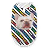 Personalized Women's Tank Top&Pet's Vest Custom Face Stripe Tank Top