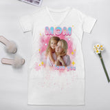 Custom Loose Pocket Dress Personalized Photo Mother's Day Gift Mom Love You