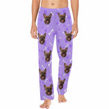 #Couple Pants Custom Dog Face Pajama Pants Personalized Any Photos Long Pants Pajama Pants