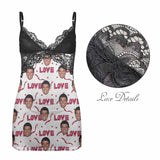 Custom Love Face Women Nightdress&Men's Underwear Couple Matching Gift