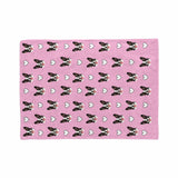 Custom Face Pink Fleece Blanket