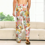 Mother's Day#Custom Photo Unisex Pajama Pants Custom Flowers Face Pajama Pants For Men&Women