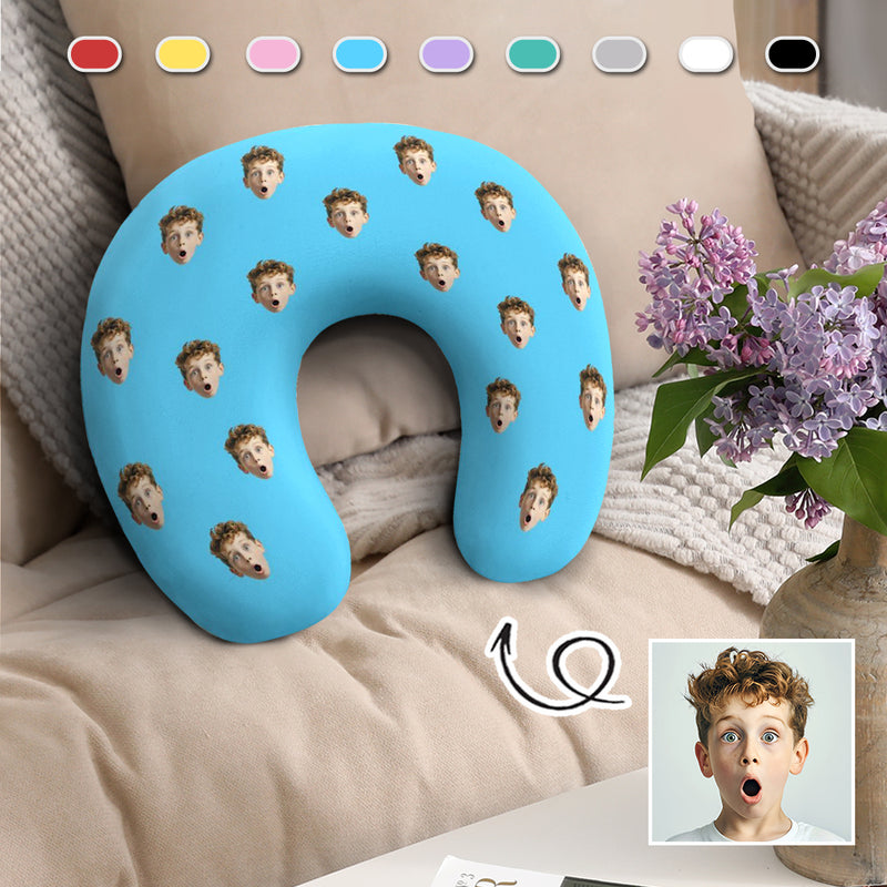 Custom Face 9 Colors U-shaped Pillow