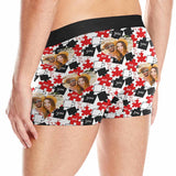 Made in USA Custom Face Puzzle Design Men's Boxer Briefs Underwear&Socks