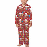 Custom Face Christmas Pajama Set Personalized Christmas Long Sleeve Pajamas Gifts