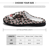 Personalized Seamless Multi-Face Cotton Slipper For Family