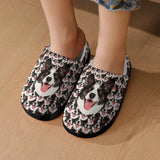 Personalized Seamless Multi-Face Cotton Slipper For Family