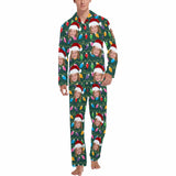 Custom Face Christmas Pajama Set Personalized Christmas Long Sleeve Pajamas Gifts