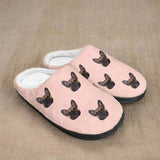 Custom Pet Face Cotton Slippers for Adult Personalized Non-Slip Slippers Warm House Shoes