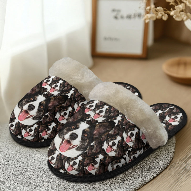 Custom Seamless Face Cotton Slippers