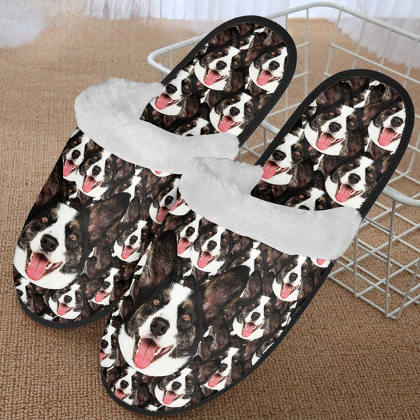 Custom Seamless Face Cotton Slippers