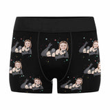 Custom Face Underwear Men's Boxer Briefs For Husband