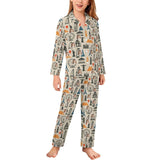 Custom Face Pajamas Set Personalized Family Matching Long Sleeve Button Pajama Set