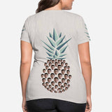 Custom Boyfriend Face Pineapple Women's T-shirt