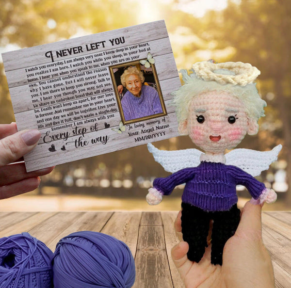 Custom Photo DIY Hand Knitted Doll Personalized Photos Hand Made Doll Gift