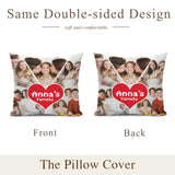 Personalized Photo&Text Pillow Case&Pillow Core