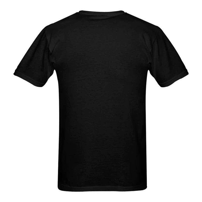 Custom Dog Face Black Classic Men's T-shirt Made Personalzied Shirt for Pet Lover Dog Picture Shirt