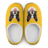 Personalized Big Face 6 Colors Cotton Slipper For Family