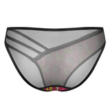 Custom Custom Face Banana Women's Low Waist Mesh Briefs Personalized Underwear Panties for Women - YesCustom