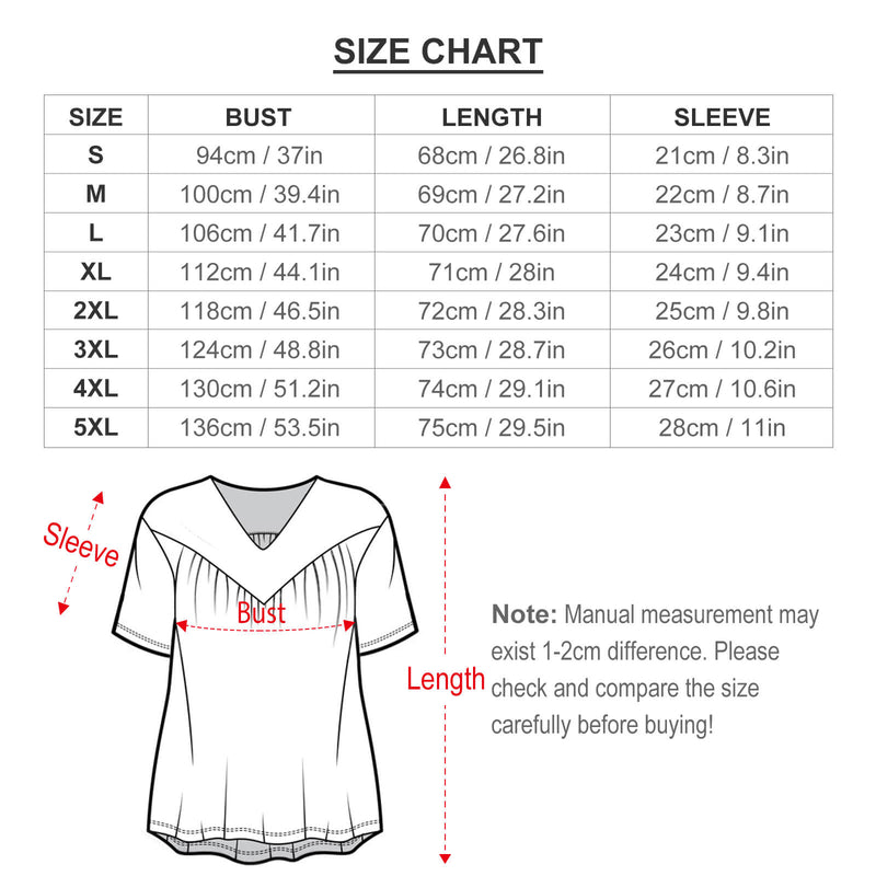 Custom Boyfriend Face Women's T-Shirt Personalized V-Neck Loose Short-Sleeved T-shirt