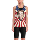 Custom Boyfriend Face Flag Women's Vest Personalized Face Yoga Wear Gift