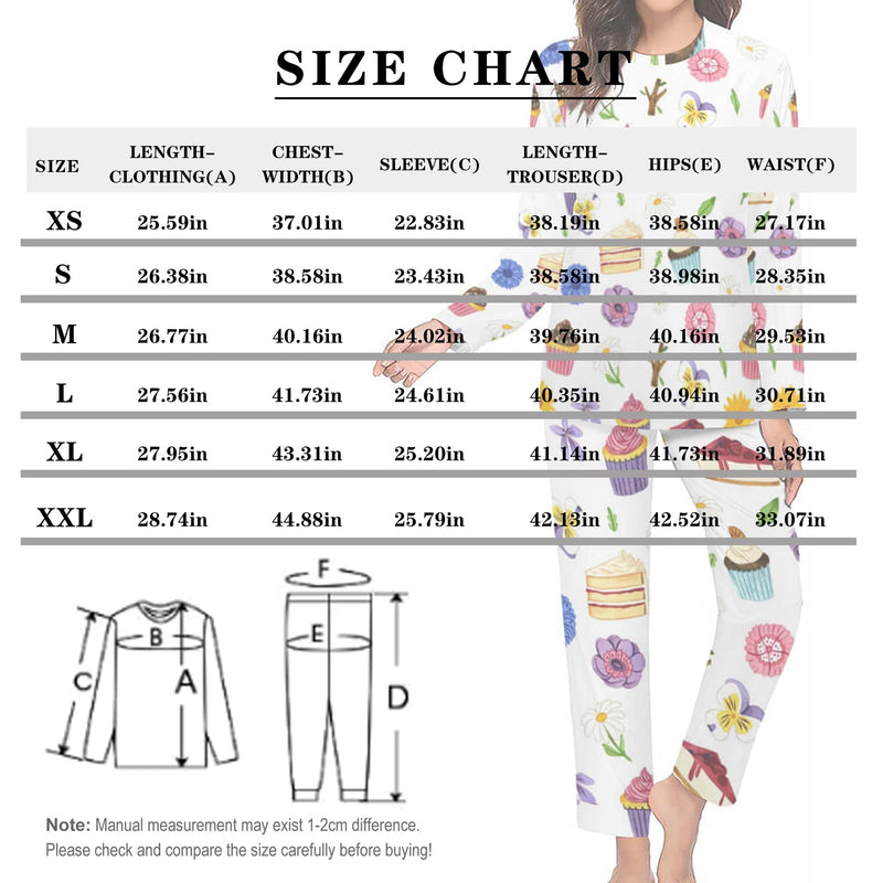 Custom Boyfriend Face Christmas Pattern Sleepwear Personalized Women's Slumber Party Crewneck Long Pajamas Set