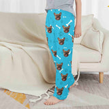 Kids Pants# Custom Dog Face Kid's Pajama Pants Personalized 5 Colors Pajama Pants