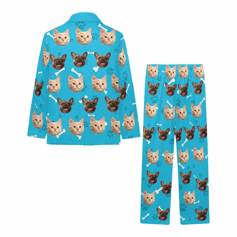 Custom Face Pajamas Set Personalized Kids Pajamas Sleepwear 8-15Y