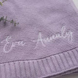 Luxury Personalized Baby Blanket Embroidered Name Baby Blanket Newborn Baby Gift