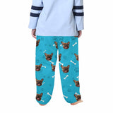 Kids Pants# Custom Dog Face Kid's Pajama Pants Personalized 5 Colors Pajama Pants