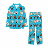 Custom Face Pajamas Set Personalized Kids Pajamas Sleepwear 8-15Y