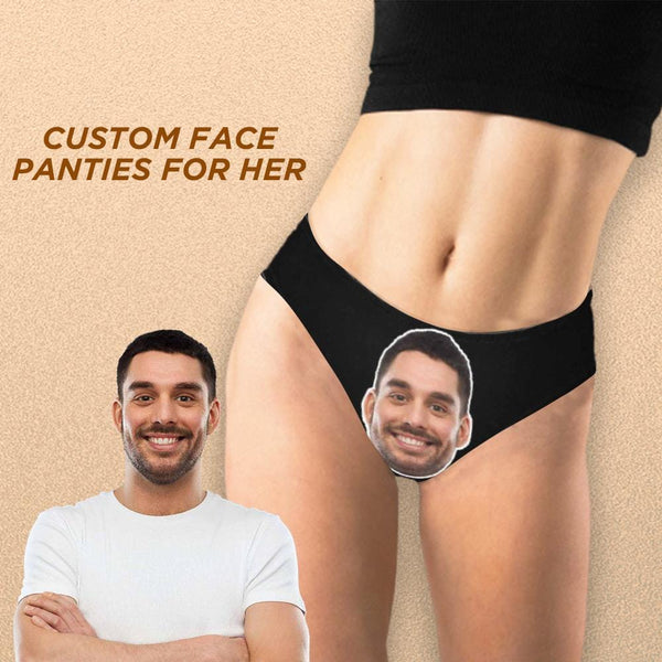 custom face underwear cum panties women's thongs
