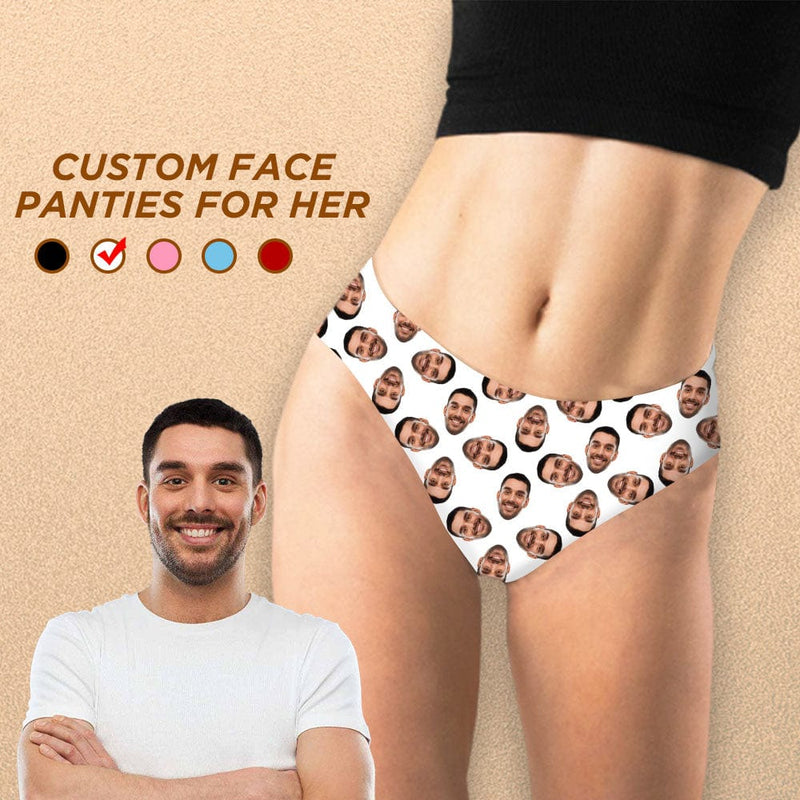 Custom Underwear for Her Personalized Multi Face Women Classic Thongs